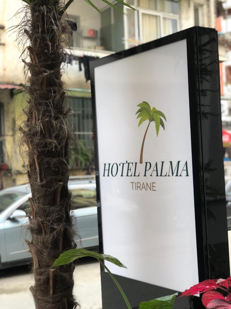 Hotel Palma Tirana Kültér fotó